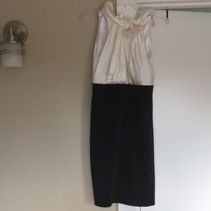 Stunning black & white cocktail dress